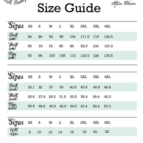 Hell Bunny Dress~Heart Cut Out~Tattoo~Pockets - Picture 4 of 4